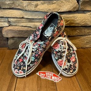 VANS - Floral Print Sneakers